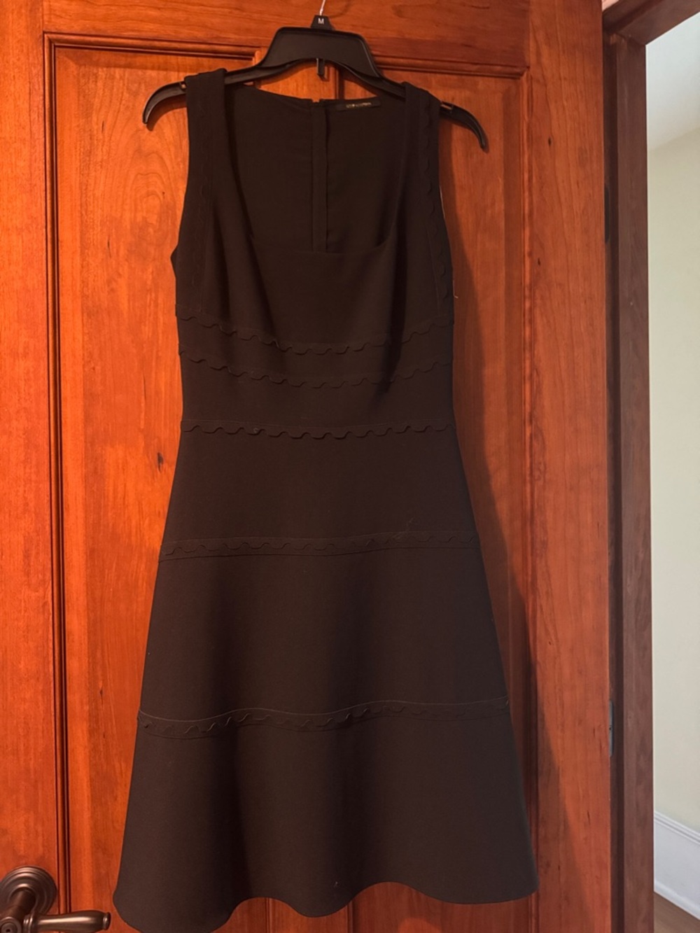Kobi Halperin Classic Black Sleeveless A-Line Dress size 6 NEW